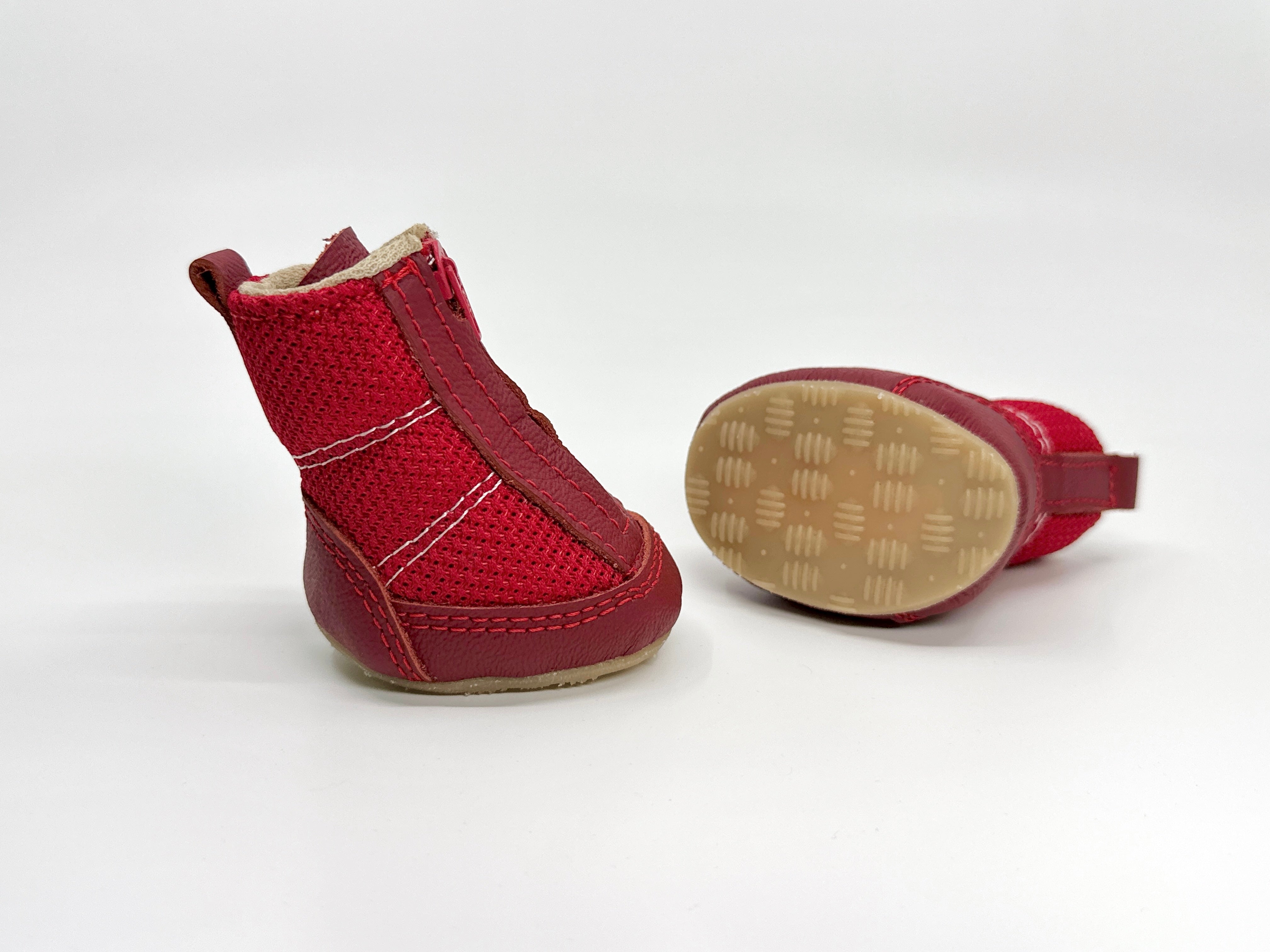LEON Fiery Red Dog Boots